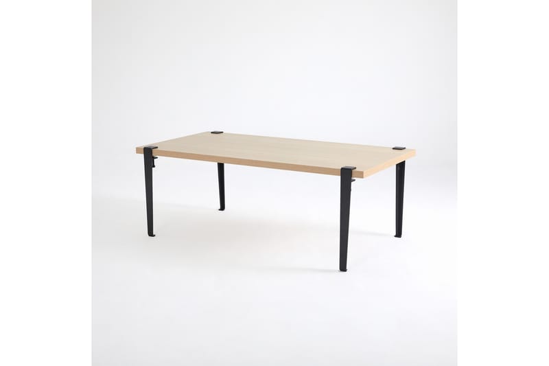 Soffbord Fonissa 120x60 cm Brun/Svart - Hanah Home - Möbler - Bord & matgrupp - Soffbord