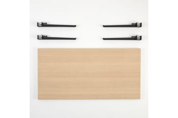 Soffbord Fonissa 120x60 cm Brun/Svart - Hanah Home - Möbler - Bord & matgrupp - Soffbord