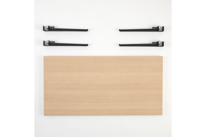 Soffbord Fonissa 120x60 cm Brun/Svart - Hanah Home - Möbler - Bord & matgrupp - Soffbord
