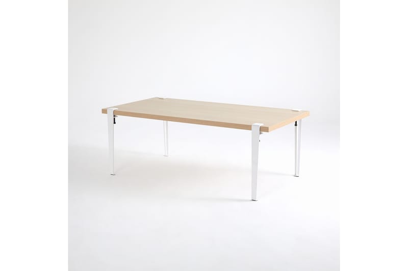 Soffbord Fonissa 120x60 cm Brun/Vit - Hanah Home - Möbler - Bord & matgrupp - Soffbord