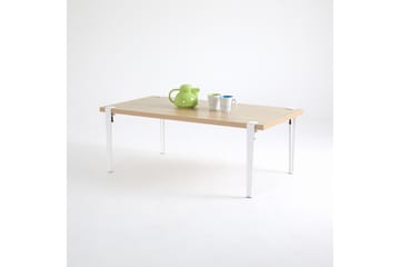 Soffbord Fonissa 120x60 cm Brun/Vit - Hanah Home - Möbler - Bord & matgrupp - Soffbord