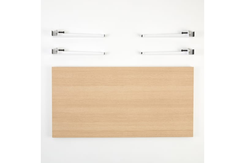 Soffbord Fonissa 120x60 cm Brun/Vit - Hanah Home - Möbler - Bord & matgrupp - Soffbord