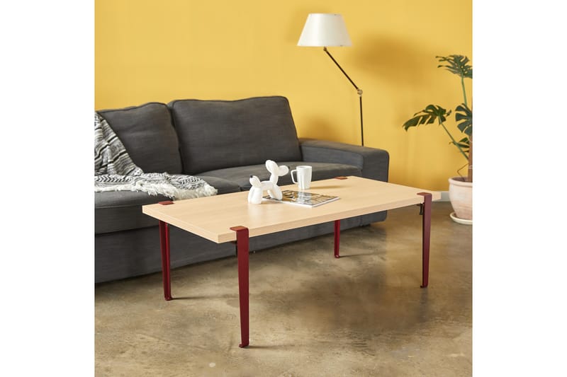 Soffbord Fonissa 120x60 cm Mörkbrun - Hanah Home - Möbler - Bord & matgrupp - Soffbord