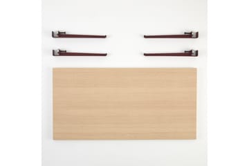 Soffbord Fonissa 120x60 cm Mörkbrun - Hanah Home - Möbler - Bord & matgrupp - Soffbord