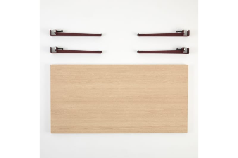 Soffbord Fonissa 120x60 cm Mörkbrun - Hanah Home - Möbler - Bord & matgrupp - Soffbord