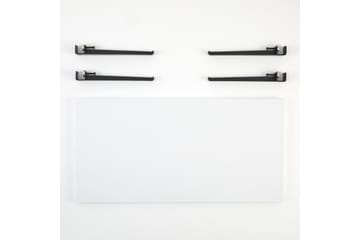 Soffbord Fonissa 120x60 cm Vit/Svart - Hanah Home - Möbler - Bord & matgrupp - Soffbord