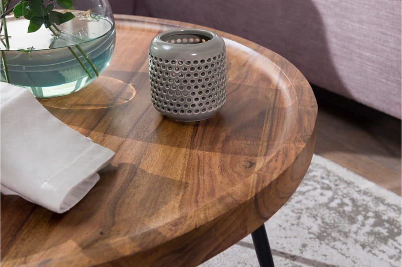 Forcell Soffbord 75 cm - Valnötsbrun - Möbler - Bord & matgrupp - Soffbord