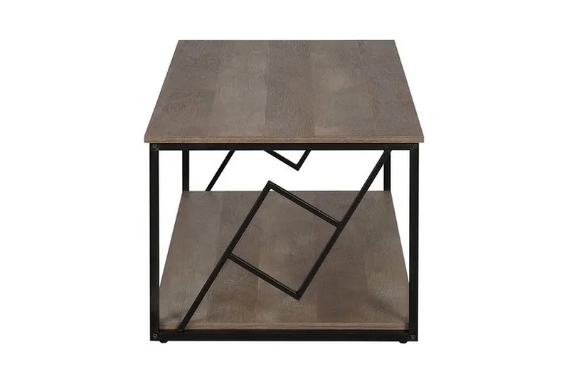 Forresa Soffbord 120 cm med Förvaring Hylla - Mörkbrun/Svart - Möbler - Bord & matgrupp - Soffbord