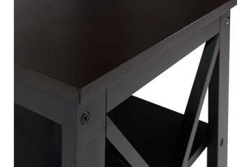 Foster Kvadratiskt Soffbord 40 cm med Förvaring i Trä - Espresso - Möbler - Bord & matgrupp - Soffbord