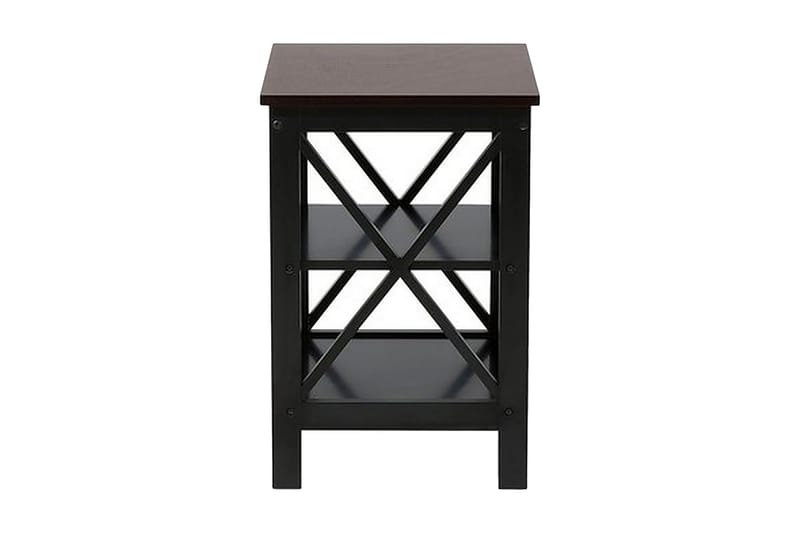 Foster Kvadratiskt Soffbord 40 cm med Förvaring i Trä - Espresso - Möbler - Bord & matgrupp - Soffbord