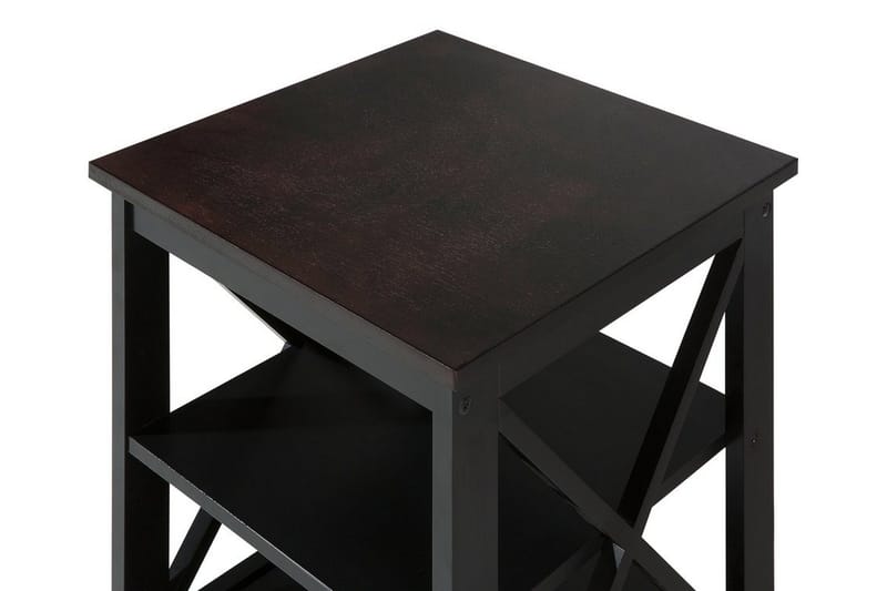 Foster Kvadratiskt Soffbord 40 cm med Förvaring i Trä - Espresso - Möbler - Bord & matgrupp - Soffbord