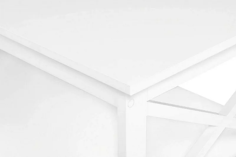 Fostia Soffbord 100 cm med Förvaring Hylla - Vit - Möbler - Bord & matgrupp - Soffbord