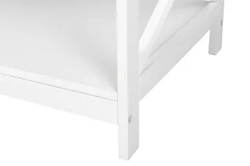 Fostia Soffbord 100 cm med Förvaring Hylla - Vit - Möbler - Bord & matgrupp - Soffbord