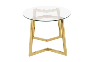 Frechen Soffbord 120 cm - Glas/Guld - Möbler - Bord & matgrupp - Soffbord