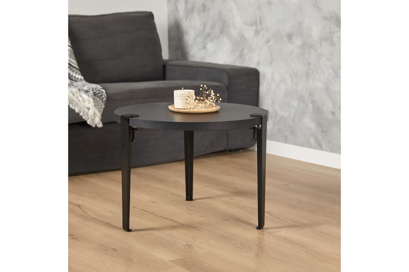 Soffbord Fregoia 60 cm Svart - Hanah Home - Möbler - Bord & matgrupp - Soffbord