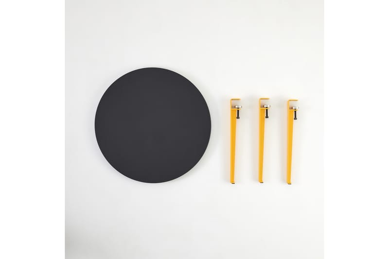 Soffbord Fregoia 60 cm Svart/Gul - Hanah Home - Möbler - Bord & matgrupp - Soffbord