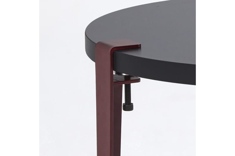 Soffbord Fregoia 60 cm Svart/Röd - Hanah Home - Möbler - Bord & matgrupp - Soffbord