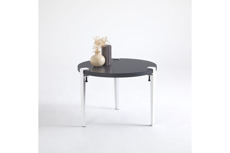 Soffbord Fregoia 60 cm Svart/Vit - Hanah Home - Möbler - Bord & matgrupp - Soffbord