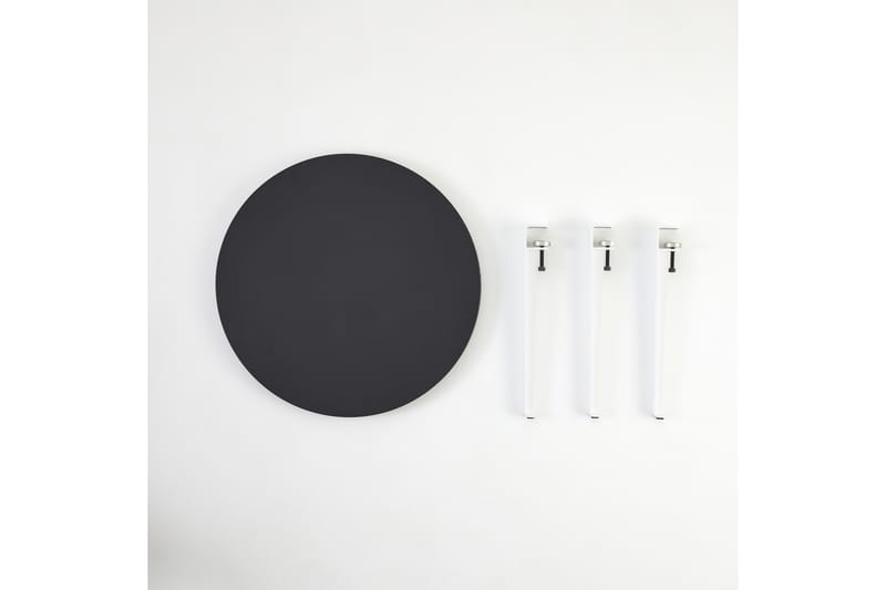 Soffbord Fregoia 60 cm Svart/Vit - Hanah Home - Möbler - Bord & matgrupp - Soffbord
