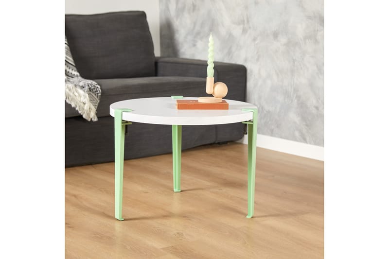 Soffbord Fregoia 60 cm Vit/Blå/Grön - Hanah Home - Möbler - Bord & matgrupp - Soffbord