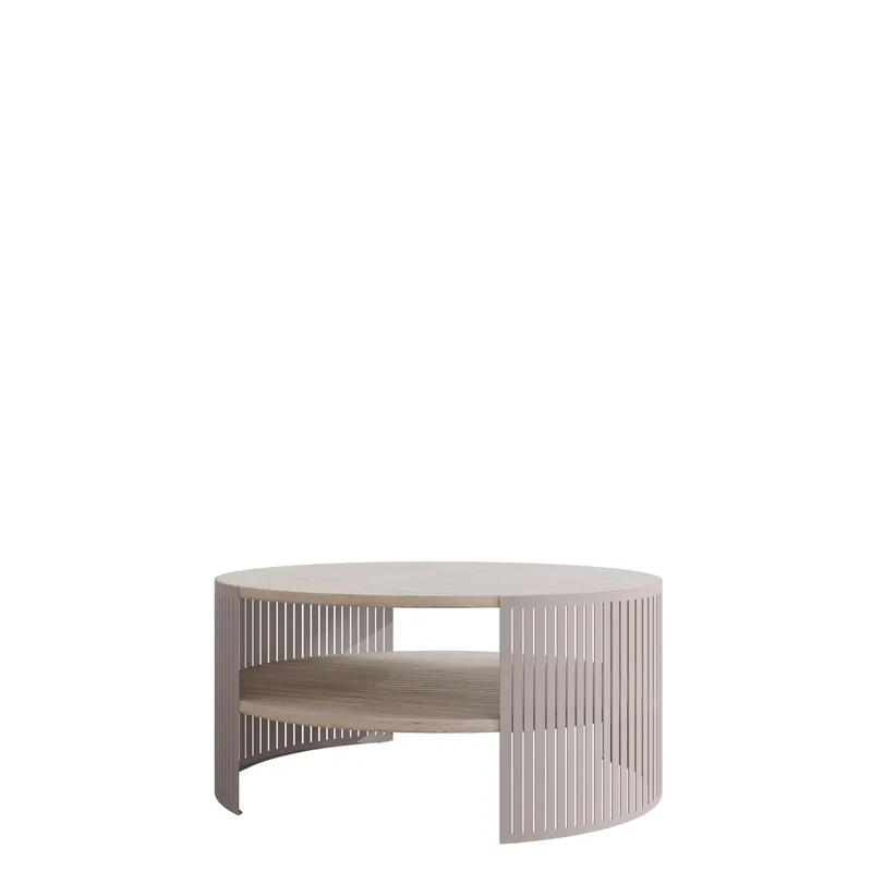 Friend Soffbord 75 cm Rund, Beige|brun