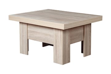 Frodo 100 cm Utdragbart Rektangulärt Soffbord i Ek - Beige|Grå - Möbler - Bord & matgrupp - Soffbord