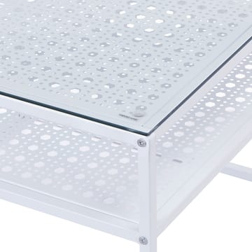 Galaro Soffbord 60 cm - Transparent och matt vit - Möbler - Bord & matgrupp - Soffbord - Soffbord med förvaring