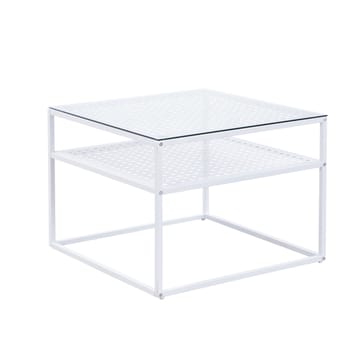 Galaro Soffbord 60 cm - Transparent och matt vit - Möbler - Bord & matgrupp - Soffbord - Soffbord med förvaring