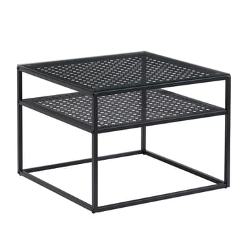 Galaro Soffbord 60 cm - Transparent och mattsvart - Möbler - Bord & matgrupp - Soffbord - Soffbord med förvaring