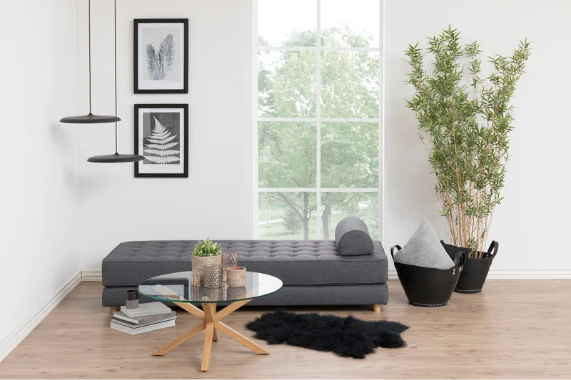 Ganesh Soffbord 82 cm Rund - Ek - Möbler - Bord & matgrupp - Soffbord