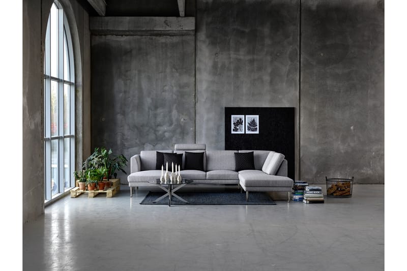 Ganesh Soffbord 82 cm Rund - Grå - Möbler - Bord & matgrupp - Soffbord