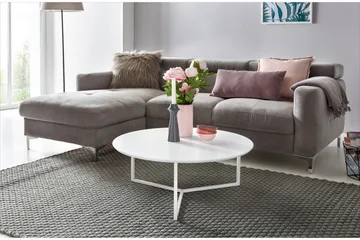 Giamanco Soffbord 80 cm Runt - Vit - Möbler - Bord & matgrupp - Soffbord