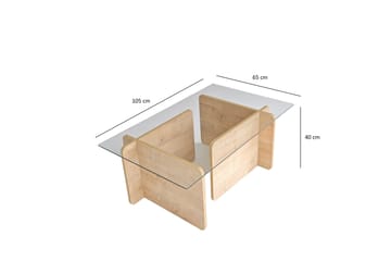 Giona Soffbord 105 cm - Brun - Möbler - Bord & matgrupp - Soffbord