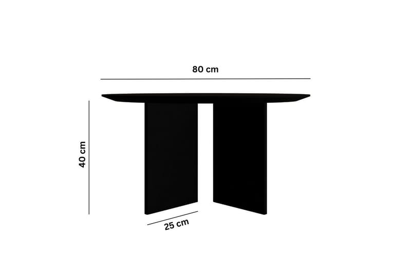 Soffbord Glenure Svart - Svart - Möbler - Bord & matgrupp - Soffbord