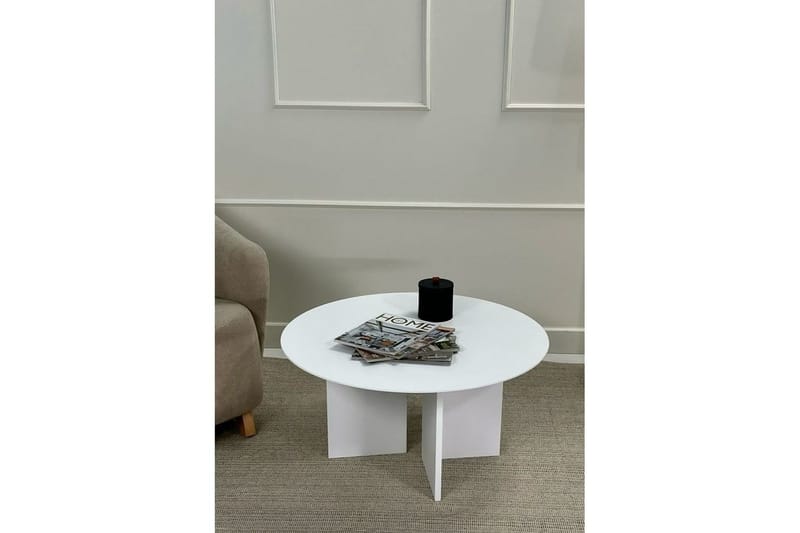 Soffbord Glenure Vit - Vit - Möbler - Bord & matgrupp - Soffbord