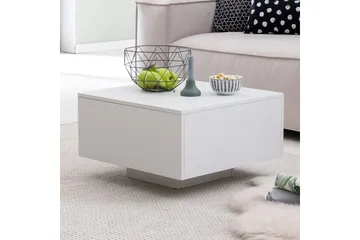 Golnick Soffbord 60 cm med Förvaring - Vit - Möbler - Bord & matgrupp - Soffbord