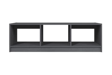 Soffbord grå 110x50x34 cm massiv furu