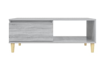 Soffbord grå sonoma 90x60x35 cm spånskiva