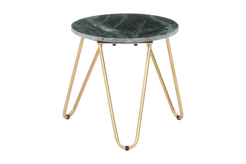 Soffbord grön 40x40x40 cm äkta sten med marmorstruktur - Grön - Soffbord - Marmorbord