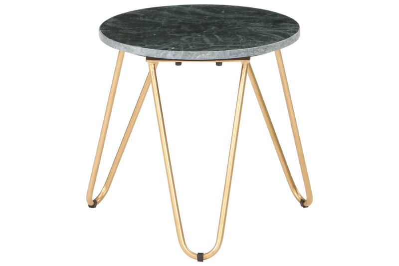 Soffbord grön 40x40x40 cm äkta sten med marmorstruktur - Grön - Marmorbord - Soffbord