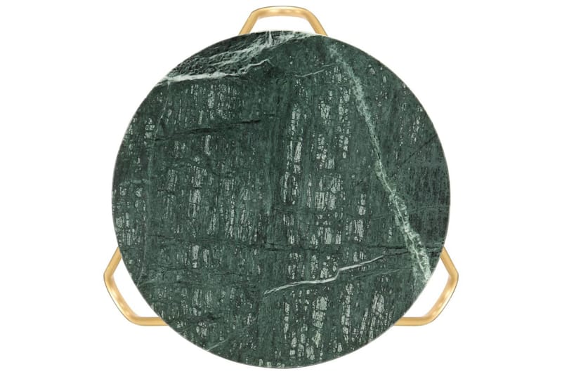 Soffbord grön 40x40x40 cm äkta sten med marmorstruktur - Grön - Marmorbord - Soffbord