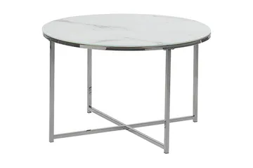 Gruenewald Soffbord Marmoreffekt - Vit - Möbler - Bord & matgrupp - Soffbord