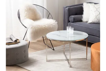 Gruenewald Soffbord Marmoreffekt - Vit - Möbler - Bord & matgrupp - Soffbord