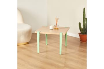 Soffbord Halicheron 60x60 cm Brun/Blå - Hanah Home - Möbler - Bord & matgrupp - Soffbord