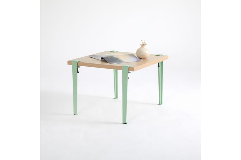 Soffbord Halicheron 60x60 cm Brun/Blå - Hanah Home - Möbler - Bord & matgrupp - Soffbord