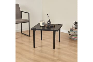 Soffbord Halicheron 60x60 cm Svart - Hanah Home - Möbler - Bord & matgrupp - Soffbord