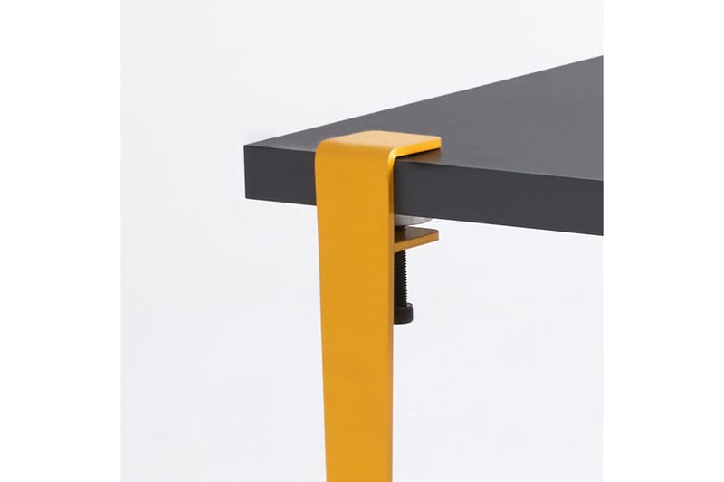 Soffbord Halicheron 60x60 cm Svart/Gul - Hanah Home - Möbler - Bord & matgrupp - Soffbord