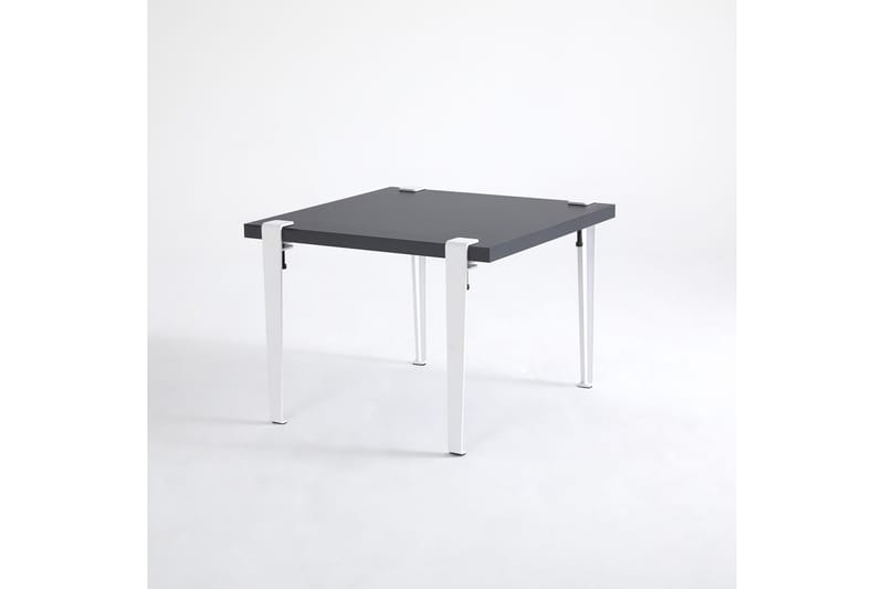 Soffbord Halicheron 60x60 cm Svart/Vit - Hanah Home - Möbler - Bord & matgrupp - Soffbord