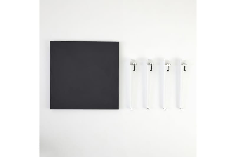 Soffbord Halicheron 60x60 cm Svart/Vit - Hanah Home - Möbler - Bord & matgrupp - Soffbord
