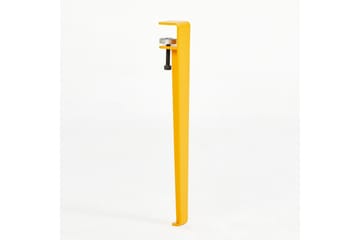 Soffbord Halicheron 60x60 cm Vit/Gul - Hanah Home - Möbler - Bord & matgrupp - Soffbord